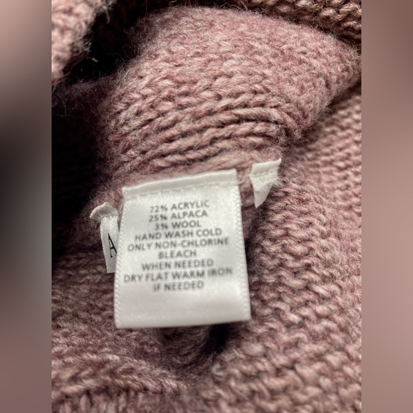 Loft faux wrap sweater in dusty purple lilac - Picture 8 of 12